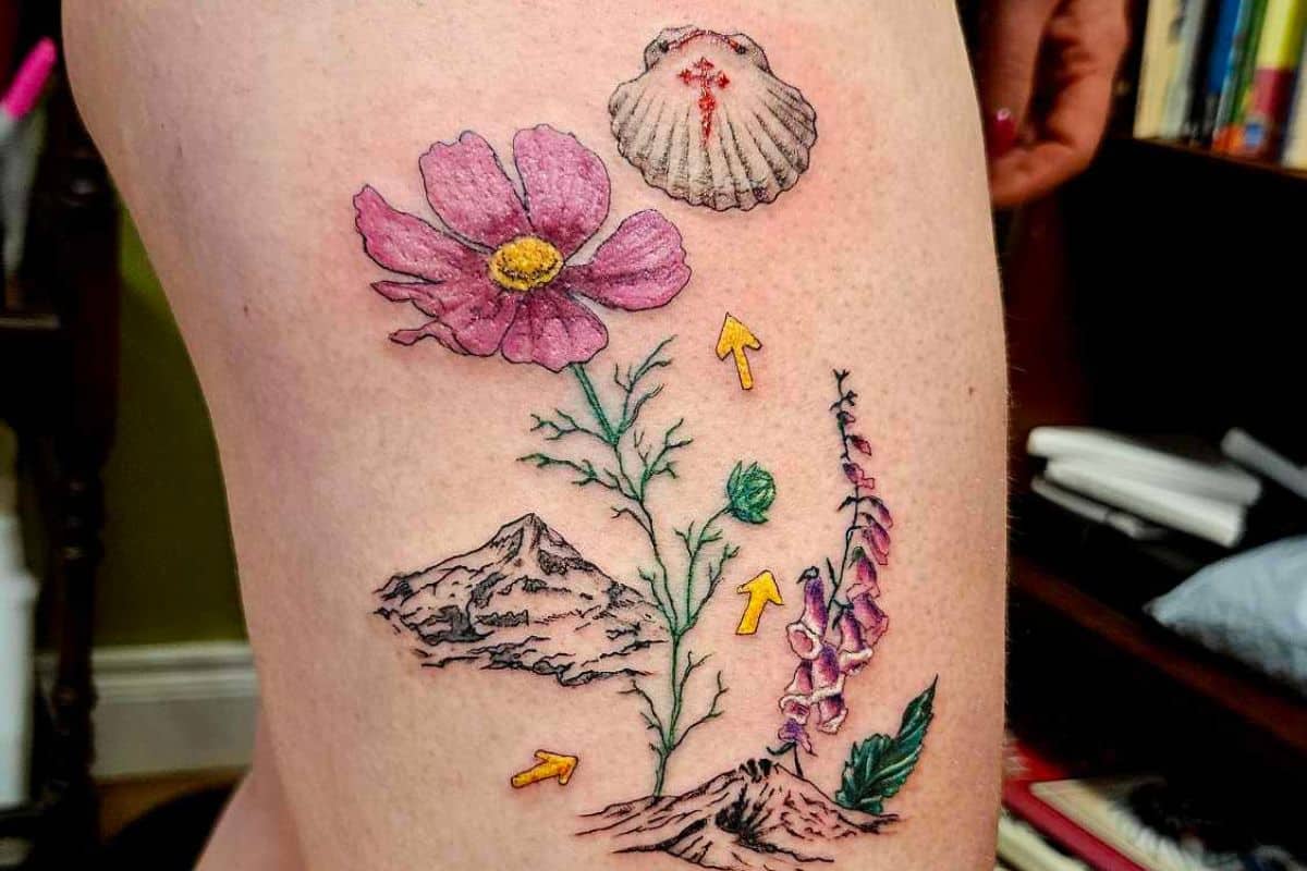 Camino de Santiago-tatovering: Find inspiration til din muslingeskal