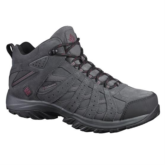 Columbia Canyon Point Mid Leather Omni-Tech Mens, Dark Grey