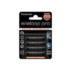 Panasonic eneloop pro BK-4HCCE/4BE Powerbank - Sort - 900 mAh