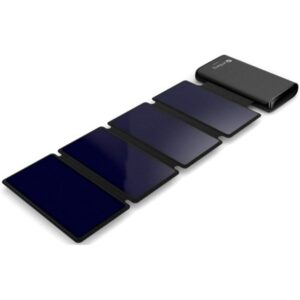 Sandberg Solar 4-Panel Powerbank 25000 Powerbank - Sort -