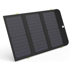 Sandberg Solar Charger 21W 2xUSB+USB-C Powerbank - Sort -