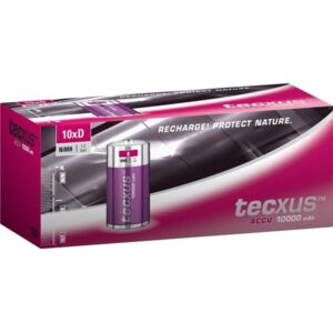 tecxus D (Mono)/HR20 - 10000 mAh Powerbank - 10000 mAh