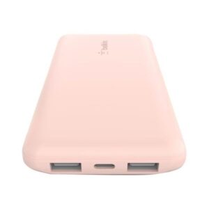 Belkin 10K Power Bank w/USB-C 15W - Rose Gold Powerbank -
