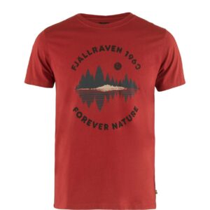Fjällräven Mens Forest Mirror T-shirt (RED (DEEP RED/325) Large (L))