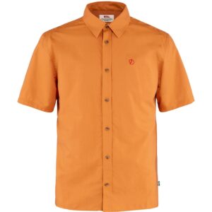 Fjällräven Mens Övik Lite Shirt S/S (ORANGE (SPICY ORANGE/206) Large (L))