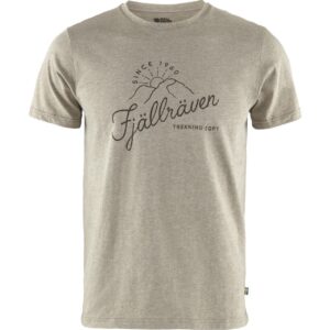 Fjällräven Mens Sunrise T-shirt (GREEN (LIGHT OLIVE-MELANGE/622-999) Large (L))