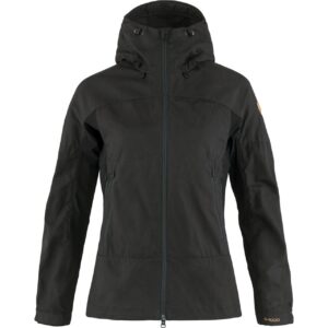 Fjällräven Womens Abisko Lite Trekking Jacket (GREY (DARK GREY-BLACK/030-550) Large (L))