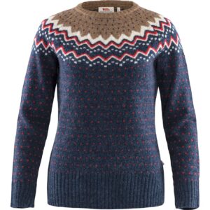 Fjällräven Womens Övik Knit Sweater (BLUE (NAVY/560) Large (L))