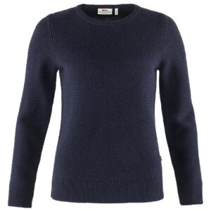 Fjällräven Womens Övik Structure Sweater (BLUE (NAVY/560) Large (L))