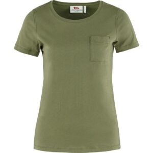 Fjällräven Womens Övik T-shirt (GREEN (GREEN/620) Large (L))