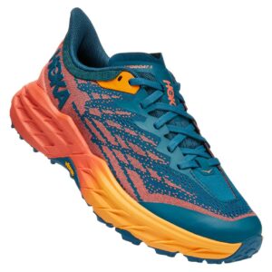 Hoka Womens Speedgoat 5 (BLUE (BLUE CORAL/CAMELLIA) 40 (US 8))