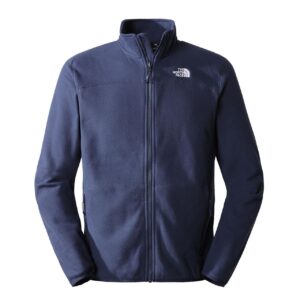 The North Face Mens 100 Glacier Full Zip (BLUE (SUMMIT NAVY) Small (S))