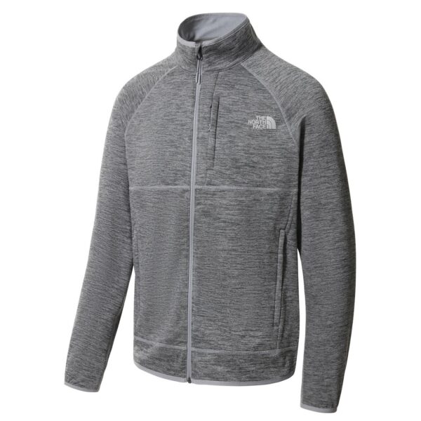 The North Face Mens Canyonlands Full Zip (GREY (TNF MEDIUM GREY HEATHER) Small (S))