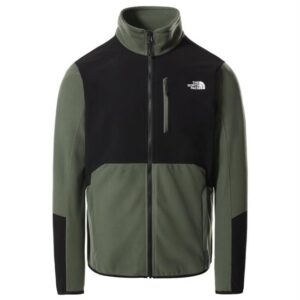 The North Face Mens Glacier Pro Full Zip, Thyme / Black