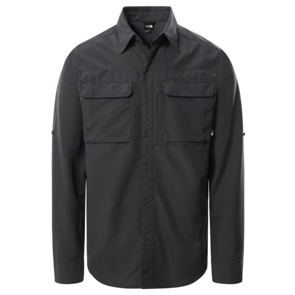 The North Face Mens L/S Sequoia Shirt (GREY (ASPHALT GREY) Small (S))