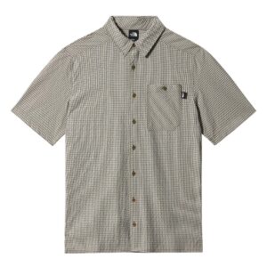 The North Face Mens S/S Hypress Shirt (GREEN (MILITARY OLIVE PLAID) Small (S))