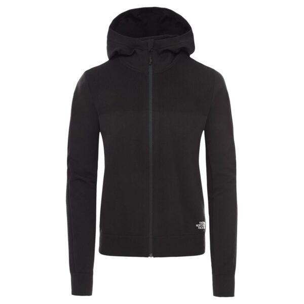 The North Face Womens E-knit Full Zip Hoodie (BLACK (TNF BLACK) Medium (M))