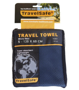 Travelsafe Rejsehåndklæde Blå - Small