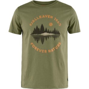 Fjällräven Mens Forest Mirror T-shirt (GREEN (GREEN/620) Large (L))