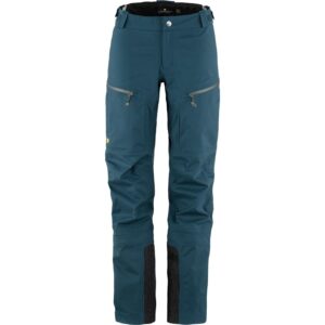 Fjällräven Womens Bergtagen Eco-shell Trousers (BLUE (MOUNTAIN BLUE/570) 34 (34))