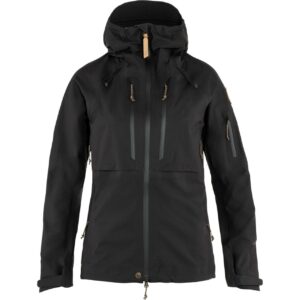 Fjällräven Womens Keb Eco-Shell Jacket (BLACK (BLACK/550) Large (L))