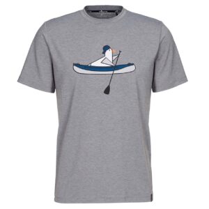 Frilufts Mens Mathraki Printed T-shirt (GREY (SMOKED PEARL SEAGULL BOAT) X-large (XL))