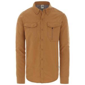 The North Face Mens L/S Sequoia Shirt (BROWN (CEDAR BROWN) Small (S))