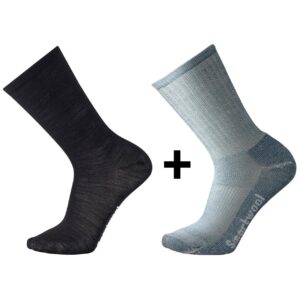 Smartwool Hike System 2-pack (GREY (GREY / BLACK) 34-37 (S))