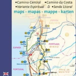 Camino Portugues, Camino Central - Camino da Costa Maps: Lisbon - Porto - Santiago