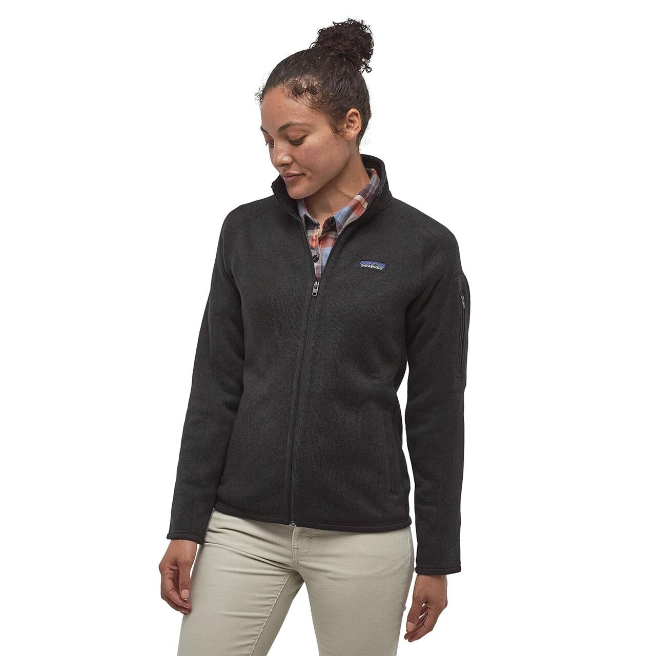 Patagonia Womens Better Sweater Jacket (Sort (BLACK) Small) –