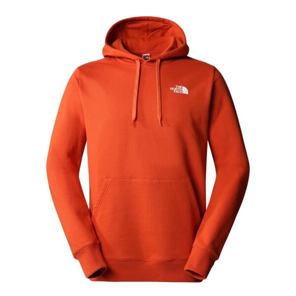 TNF Mens Outdoor Graphic Hoodie Light (ORANGE (RUSTED BRONZE) Small (S))