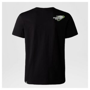 Camiseta gráfica TNF Outdoor S/S para hombre (NEGRO (TNF NEGRO) Grande (L))