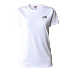 Dámské tričko TNF S/S s venkovní grafikou (BÍLÁ (TNF WHITE) Malé (S))