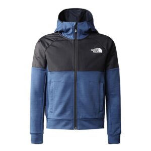 TNF Youths Mountain Athletics FZ Hoodie (BLUE (SHADY BLUE) Medium (M))