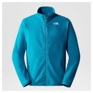 The North Face Uomo 100 Glacier Full Zip (BLUE (BLUE CORAL) Small (S))