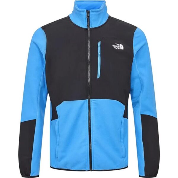 The North Face Mens Glacier Pro Full Zip (BLUE (SUPER SONIC BLUE/TNF BLACK) Small (S))