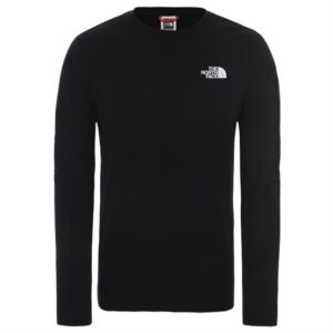 The North Face Mens L/S Red Box Tee, Black