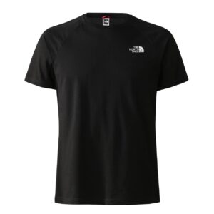 Camiseta masculina P/S North Faces The North Face (VERMELHO (TNF PRETO/LED AMARELO) Médio (M))