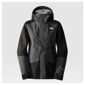 The North Face Dryzzle All Weather Futurelight Jkt para mujer (GRIS (ASPHALT GREY/TNF BLACK) Small (S))