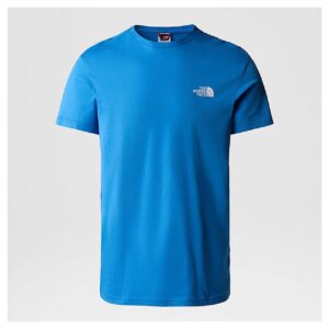 Camiseta The North Face S/S Simple Dome para hombre (AZUL (SUPER SONIC BLUE) Small (S))