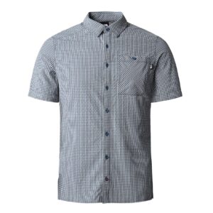 The North Face Hombre S/S Hypress Shirt (AZUL (SHADY BLUE PLAID) Medium (M))