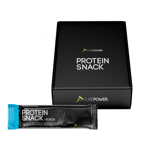 Protein Snack Kokos 24 x 40 g BEDST FØR 14/9-23