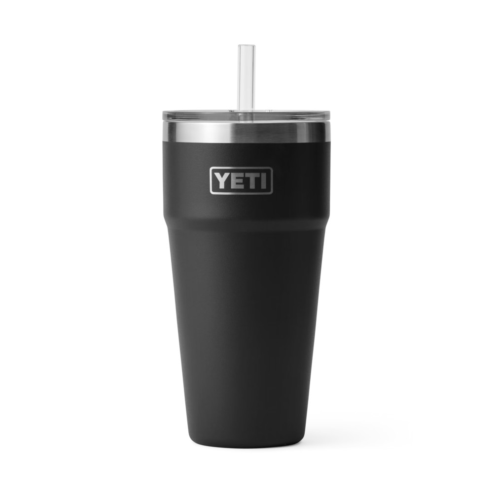 YETI – Rambler Straw Cup Flaske 769 ml Sort – Caminoking.dk