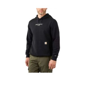 Carhartt Mens LW Logo Graphic Sweatshirt (BLACK (BLACK) X-large (XL))