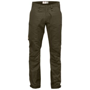 Fjällräven Mens Abisko Lite Trekking Trousers REG (GREEN (DK.OLIVE-DK.OLIVE/633-633) 48 (48))