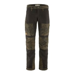 Fjällräven Mens Värmland Wool Trousers (GREEN (DK OLIVE-DK OLIVE CAMO/633-636) 46 (46))
