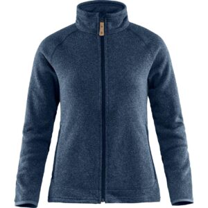 Fjällräven Womens Övik Fleece Zip Sweater (BLUE (NAVY/560) Large (L))