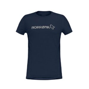 Norrøna Womens Falketind Equaliser Merino T-shirt (BLUE (INDIGO NIGHT) X-small (XS))