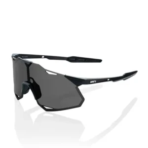 100 % Hypercraft XS-Sonnenbrille – Mattschwarz/Smoke-Gläser