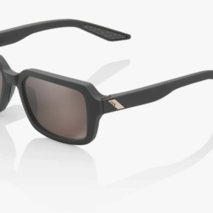 100 % Rideley solbriller - Soft Tact Cool Grey/HiPER Sølv speillinse